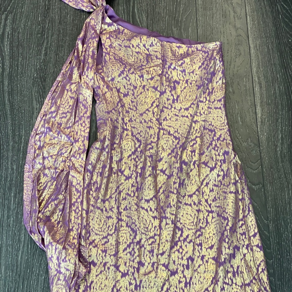 Badgley Mishcka one shoulder cocktail dress - Picture 9 of 10